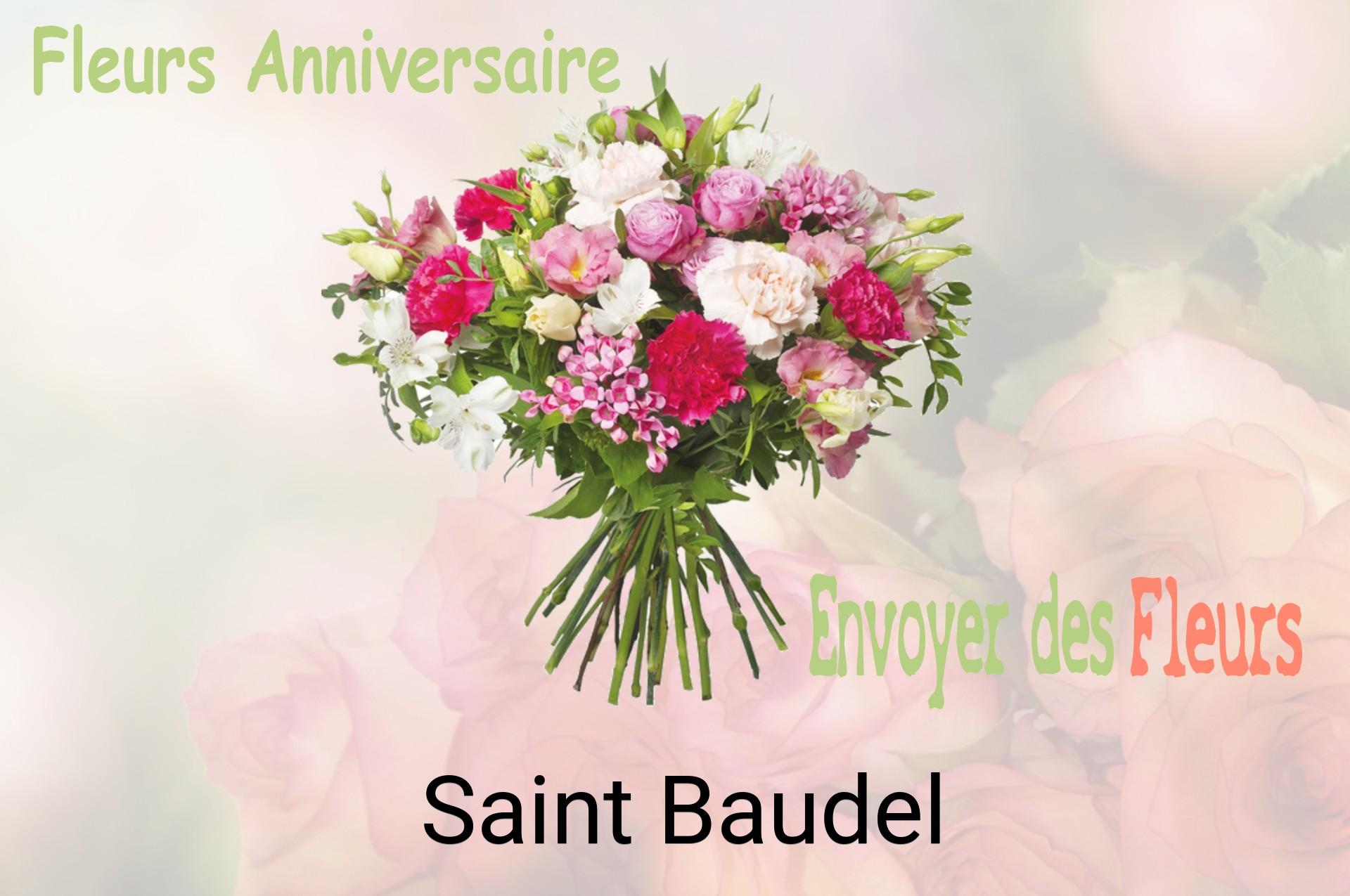 Bouquet de fleurs d’anniversaire livré à Saint-Baudel